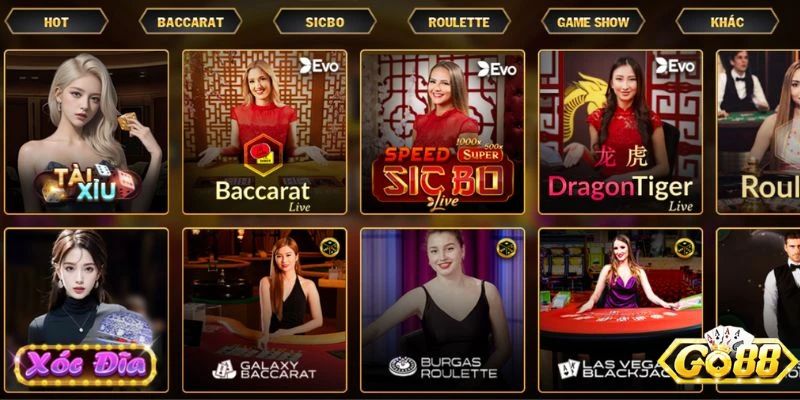Giới thiệu về Casino Go88