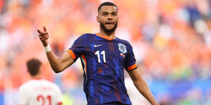 Sự bất ngờ tại Euro 2024: 6 cầu thủ cùng đạt danh hiệu vua phá lưới 4 Cody Gakpo - 3 bàn thắng, 1 kiến tạo