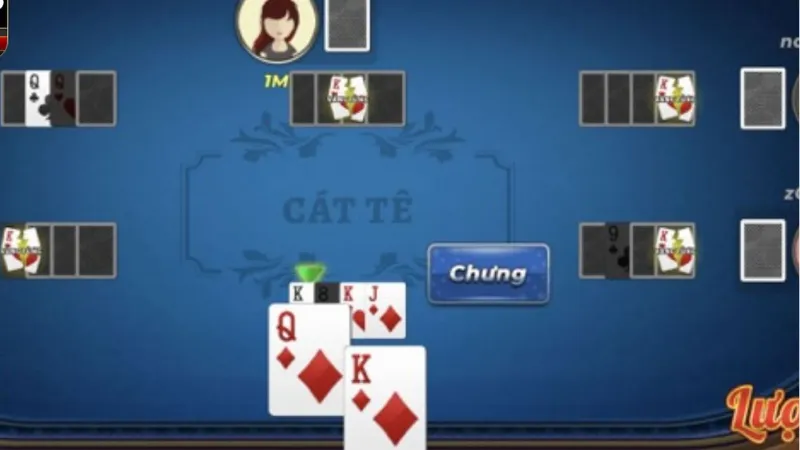 Xem xét các tình huống trong ván bài catte