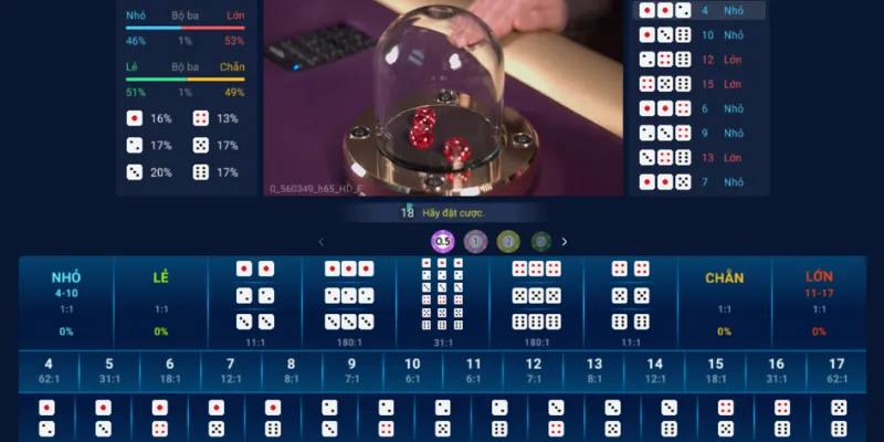 Live tài xỉu tại 789Bet – Cảm giác thật, cơ hội thắng cao 3 Cách thức chơi live tài xỉu chi tiết tại 789Bet