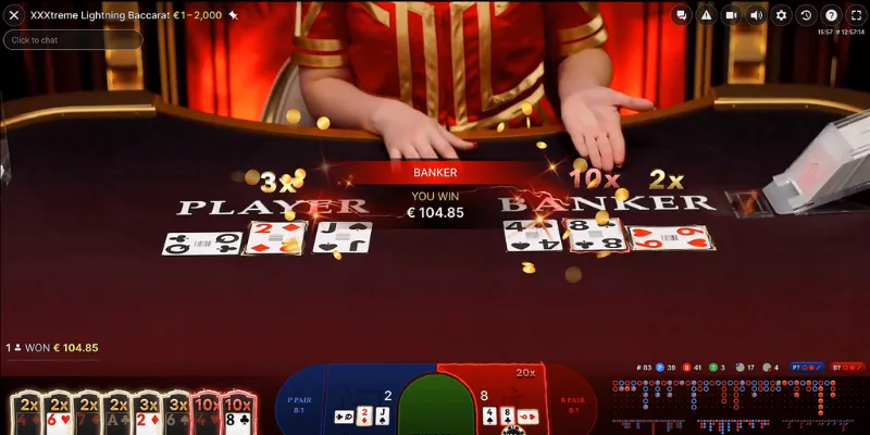Khám phá các biến thể của Baccarat Lightning