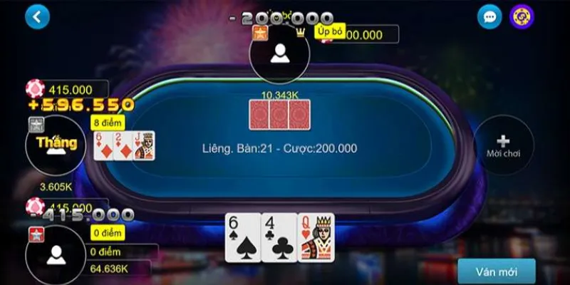 Luật chơi và cách tính điểm trong game bài liêng