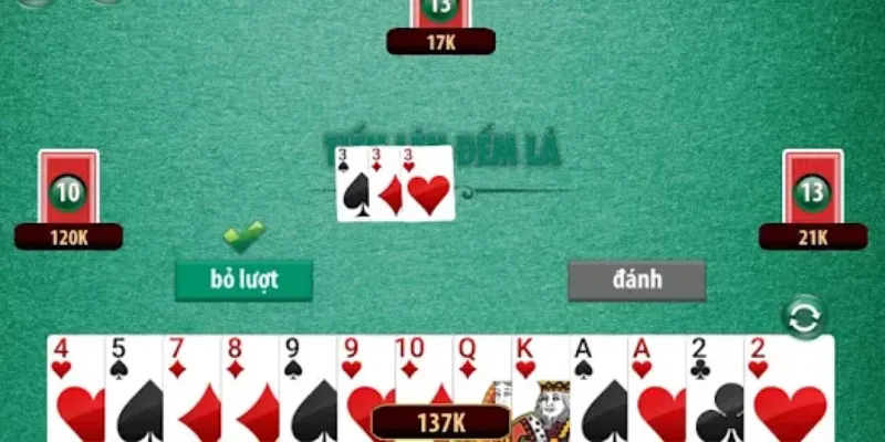 Quy tắc chơi Tiến lên đếm lá