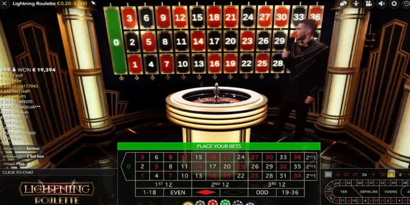 Tính năng độc đáo của Lightning Roulette