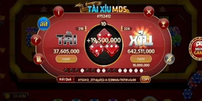 Một số đặc điểm nổi bật của Tài Xỉu MD5