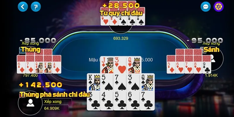 Một số phương pháp xếp bài mậu binh thường gặp