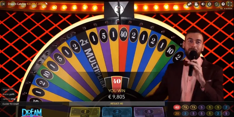 Cách đặt cược trong Dream Catcher