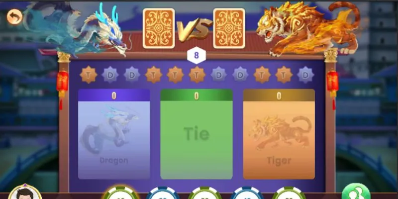 Các kiểu đặt cược trong Dragon Tiger