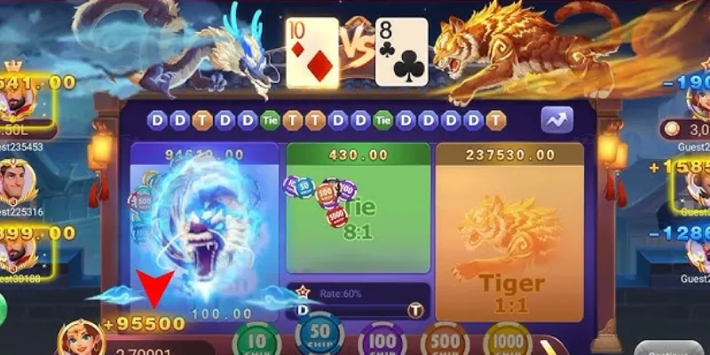 Mẹo chơi Dragon Tiger giúp tăng tỷ lệ thắng cho tân binh