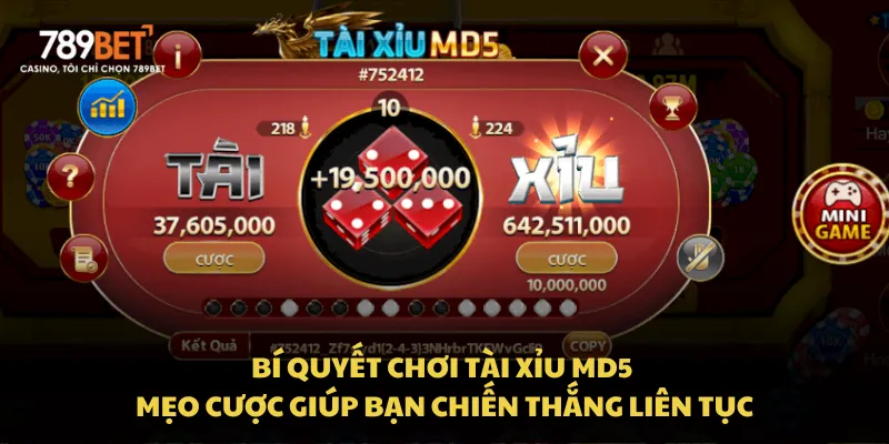 Bí quyết chơi tài xỉu MD5 - Mẹo cược giúp bạn chiến thắng liên tục