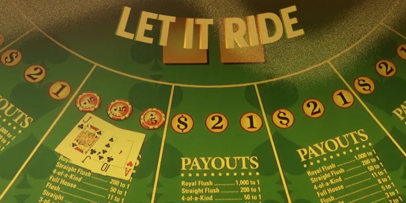 Let It Ride tại 789Bet – Hướng dẫn chơi và mẹo thắng lớn 3 Cách chơi Let It Ride tại 789Bet
