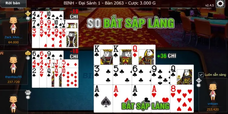 Nguyên tắc cơ bản của Mậu Binh 5 lá