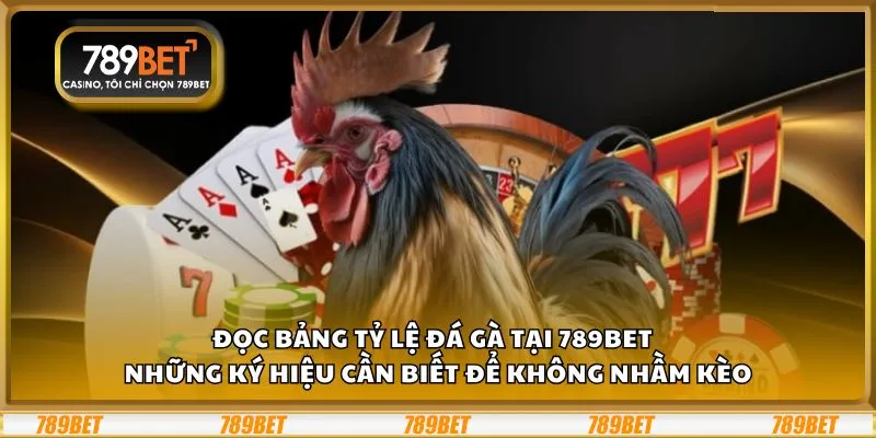 Đọc bảng tỷ lệ đá gà tại 789Bet – Những ký hiệu cần biết để không nhầm kèo